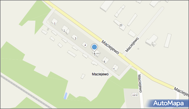 Maciejewo, Maciejewo, 5, mapa Maciejewo