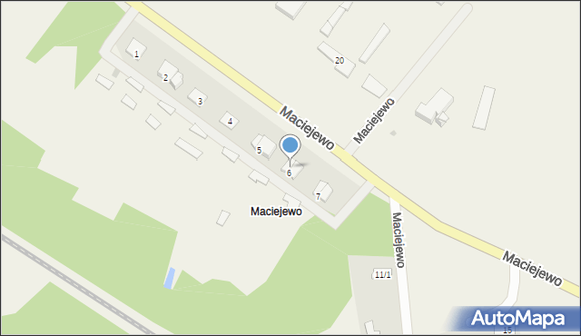 Maciejewo, Maciejewo, 6/1, mapa Maciejewo