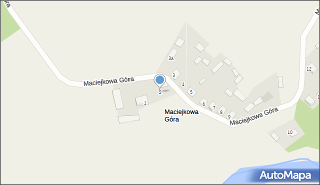 Maciejkowa Góra, Maciejkowa Góra, 2, mapa Maciejkowa Góra