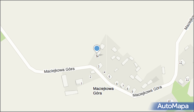 Maciejkowa Góra, Maciejkowa Góra, 3a, mapa Maciejkowa Góra