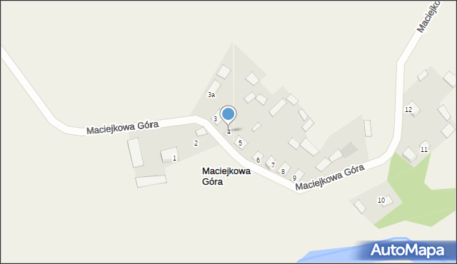 Maciejkowa Góra, Maciejkowa Góra, 4, mapa Maciejkowa Góra