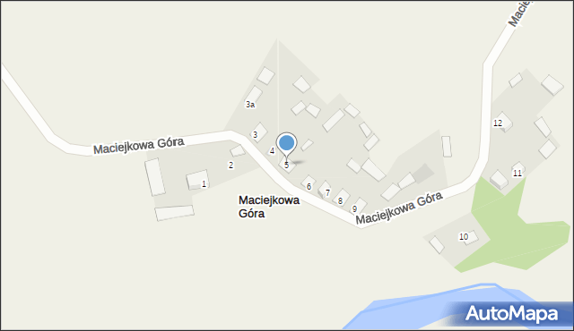 Maciejkowa Góra, Maciejkowa Góra, 5, mapa Maciejkowa Góra