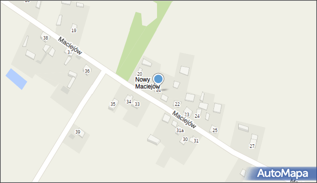 Maciejów, Maciejów, 21, mapa Maciejów