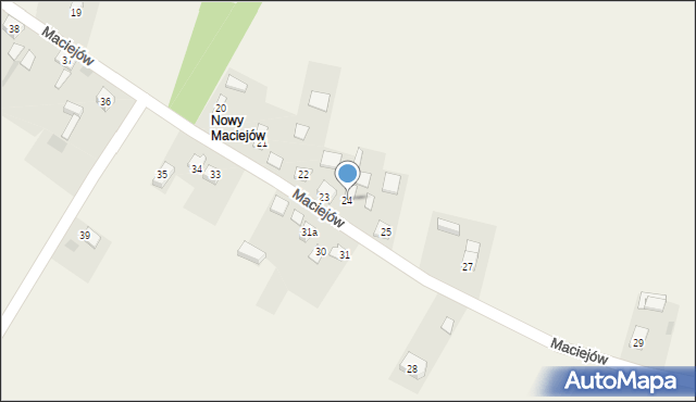 Maciejów, Maciejów, 24, mapa Maciejów