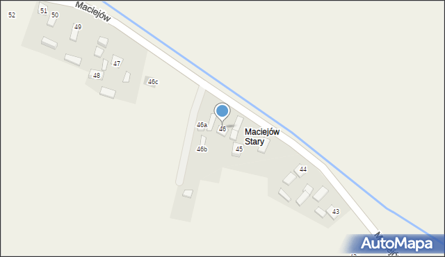 Maciejów, Maciejów, 46, mapa Maciejów