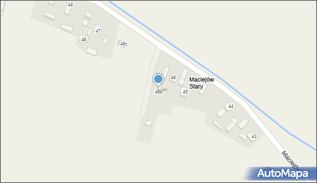 Maciejów, Maciejów, 46b, mapa Maciejów