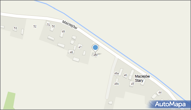 Maciejów, Maciejów, 46c, mapa Maciejów