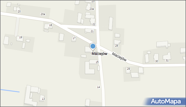 Maciejów, Maciejów, 16, mapa Maciejów