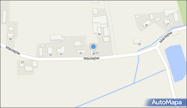 Maciejów, Maciejów, 33, mapa Maciejów