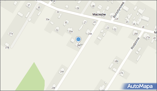 Maciejów, Maciejów, 24b, mapa Maciejów