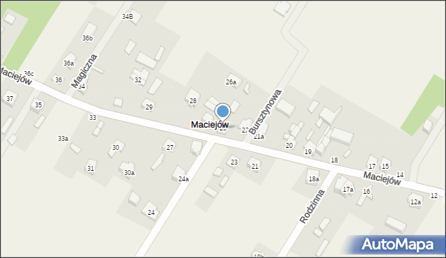 Maciejów, Maciejów, 25, mapa Maciejów