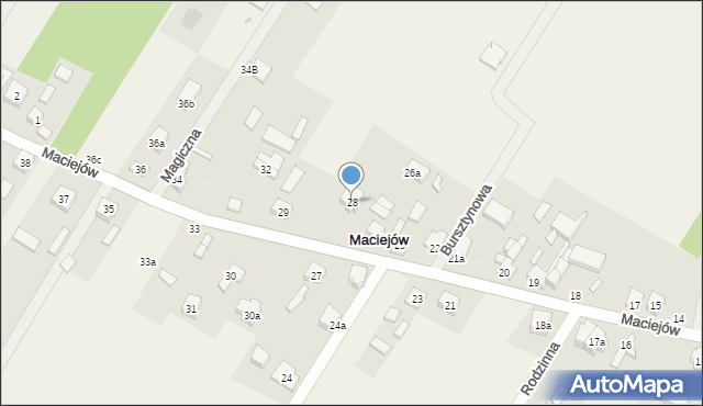 Maciejów, Maciejów, 28, mapa Maciejów