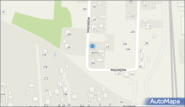 Maciejów, Maciejów, 15, mapa Maciejów