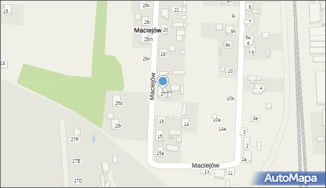 Maciejów, Maciejów, 17, mapa Maciejów