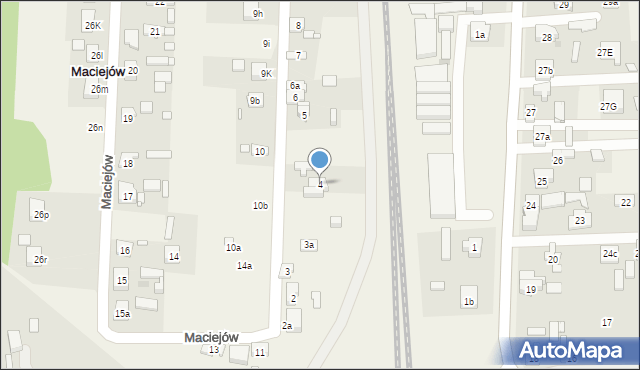 Maciejów, Maciejów, 4, mapa Maciejów
