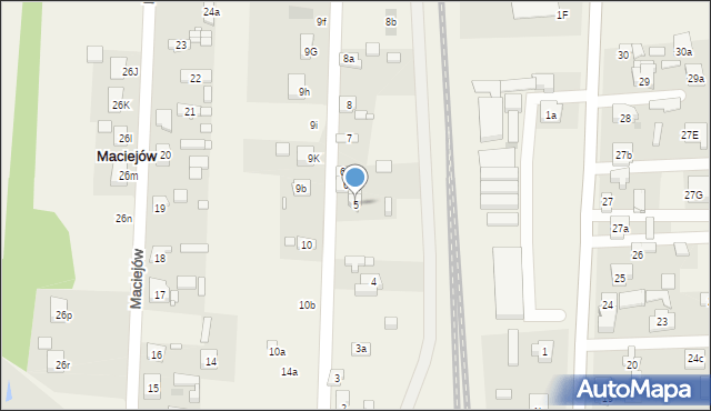 Maciejów, Maciejów, 5, mapa Maciejów