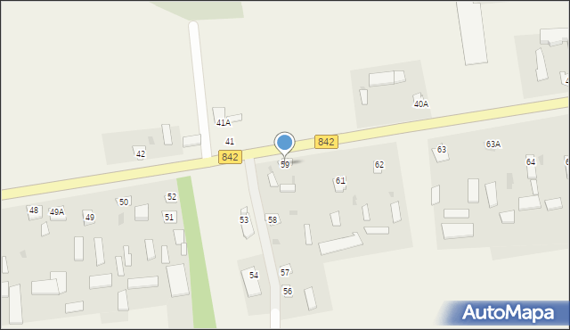 Maciejów Stary, Maciejów Stary, 59, mapa Maciejów Stary