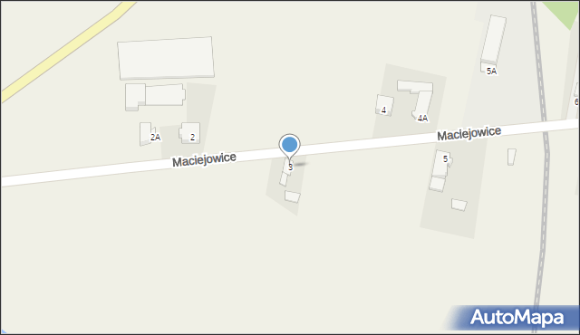 Maciejowice, Maciejowice, 3, mapa Maciejowice