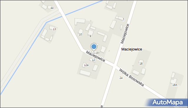 Maciejowice, Maciejowice, 11, mapa Maciejowice