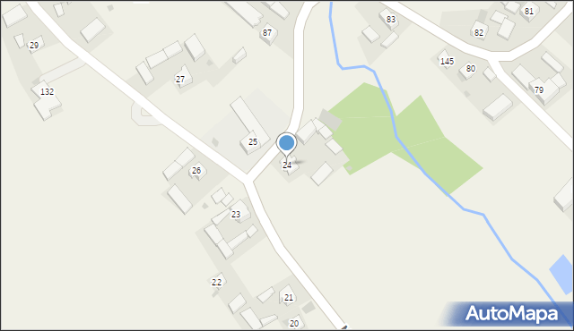 Maciejowice, Maciejowice, 24, mapa Maciejowice