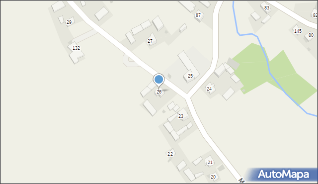 Maciejowice, Maciejowice, 26, mapa Maciejowice