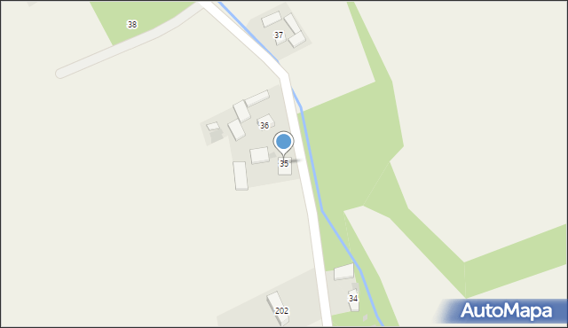 Maciejowice, Maciejowice, 35, mapa Maciejowice
