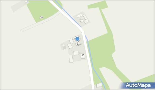 Maciejowice, Maciejowice, 36, mapa Maciejowice