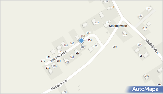 Maciejowice, Maciejowice, 50, mapa Maciejowice