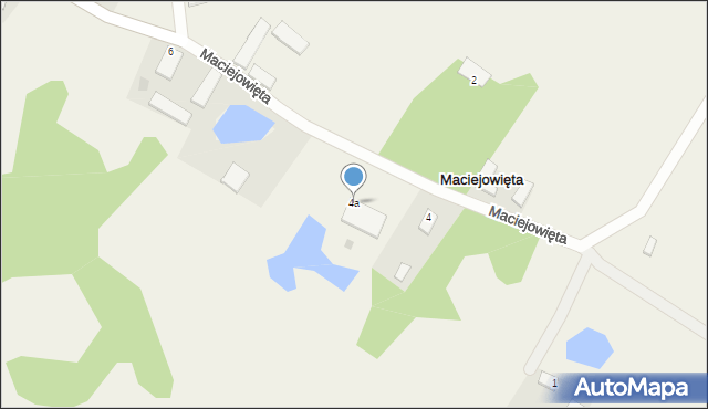 Maciejowięta, Maciejowięta, 4a, mapa Maciejowięta