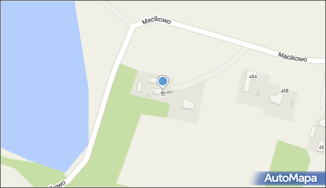 Macikowo, Macikowo, 50, mapa Macikowo