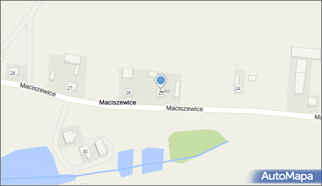 Maciszewice, Maciszewice, 25, mapa Maciszewice