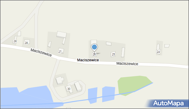 Maciszewice, Maciszewice, 26, mapa Maciszewice