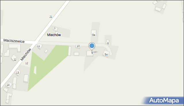 Maciszewice, Maciszewice, 9, mapa Maciszewice