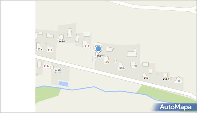 Maćkowice, Maćkowice, 110A, mapa Maćkowice