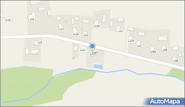 Maćkowice, Maćkowice, 111b, mapa Maćkowice