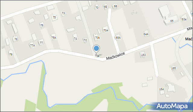 Maćkowice, Maćkowice, 73a, mapa Maćkowice