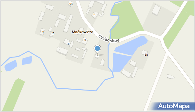Maćkowicze, Maćkowicze, 4, mapa Maćkowicze