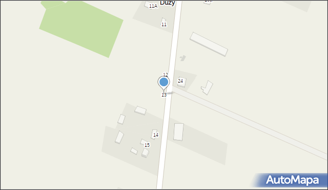 Macoszyn Duży, Macoszyn Duży, 13, mapa Macoszyn Duży