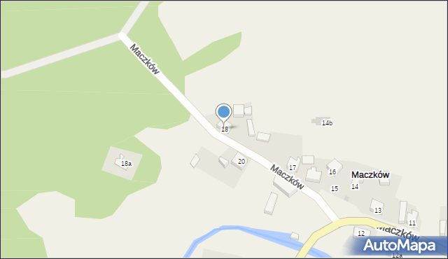 Maczków, Maczków, 18, mapa Maczków