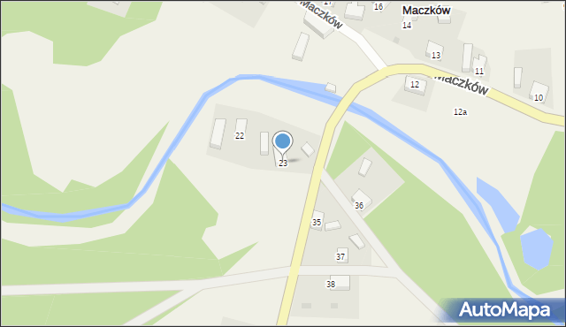 Maczków, Maczków, 23, mapa Maczków