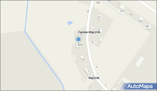 Mącznik, Mącznik, 9, mapa Mącznik