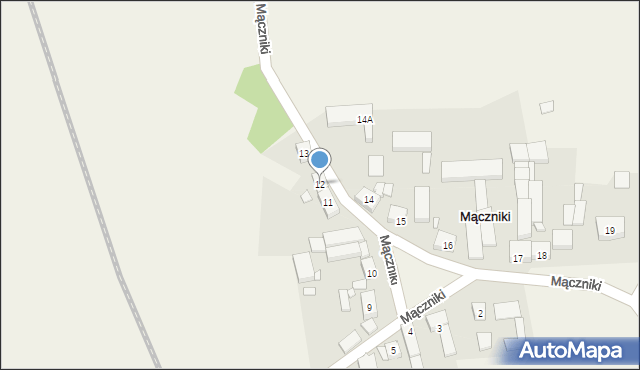 Mączniki, Mączniki, 12, mapa Mączniki