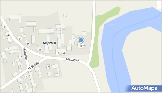 Mączniki, Mączniki, 19, mapa Mączniki