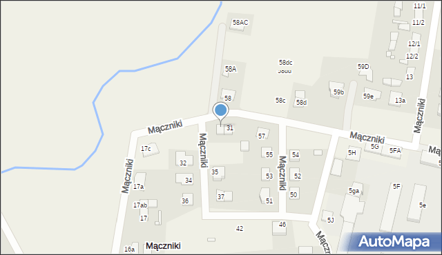 Mączniki, Mączniki, 31a, mapa Mączniki