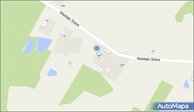 Madaje Stare, Madaje Stare, 16b, mapa Madaje Stare