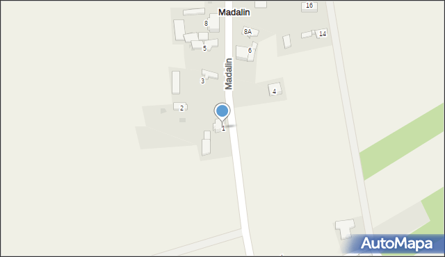 Madalin, Madalin, 1, mapa Madalin