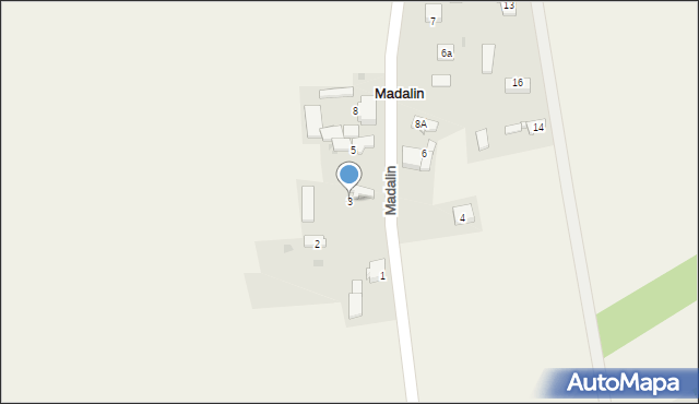 Madalin, Madalin, 3, mapa Madalin