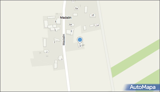 Madalin, Madalin, 4, mapa Madalin
