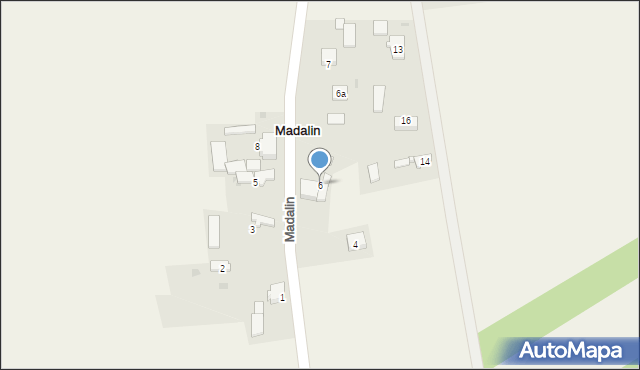 Madalin, Madalin, 6, mapa Madalin
