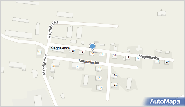 Magdalenka, Magdalenka, 16, mapa Magdalenka